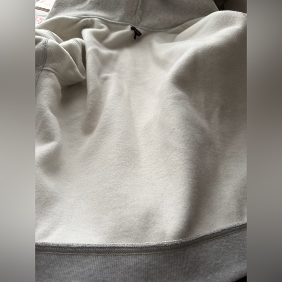 Quince Everyday Fleece Full-Zip Hoodie in Light Heather Grey XL - Picture 7 of 16